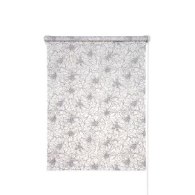 Рулонная штора «Экзотика», 100х175 см, цвет белый