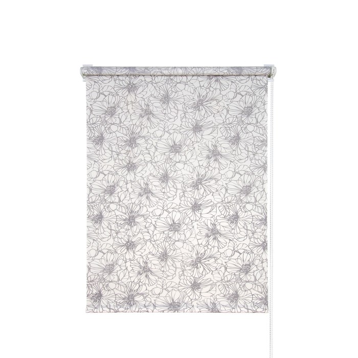 Рулонная штора «Экзотика», 50х175 см, цвет белый
