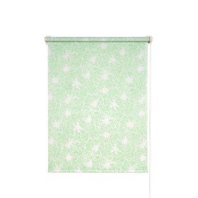 Рулонная штора «Экзотика», 120х175 см, цвет зеленый