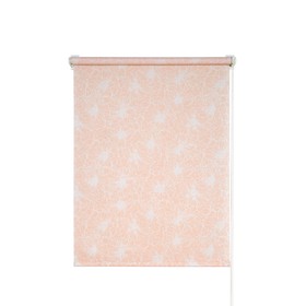 Рулонная штора «Экзотика», 80х175 см, цвет персик