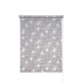 Рулонная штора «Экзотика», 65х175 см, цвет стальной