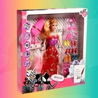 Кукла-модель «Анжелика» с набором платьев,обувью и аксессуарами, МИКС - фото 3197282