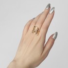 Кольцо «Настроение» паук, цвет золото, безразмерное - фото 6642168