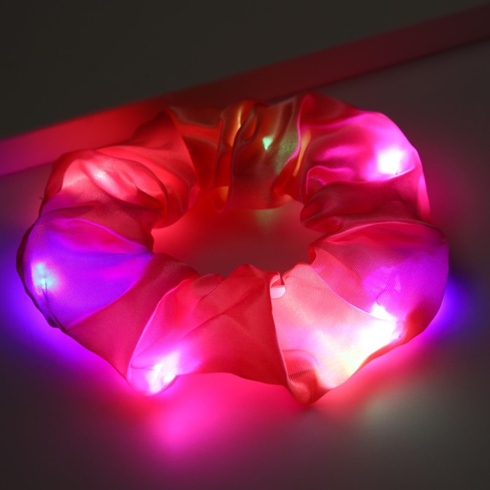 Резинки для волос светящаяся в темноте «Маленькой леди» диам. 10 см - Фото 1