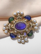 Брошь «Императрица», награда, цветная в чернёном золоте  (артикул 7802614)  большой выбор товаров оптом и в розницу по низким ценам с доставкой