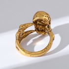 Кольцо «Перстень» череп, цвет чернёное золото, безразмерное - Фото 2