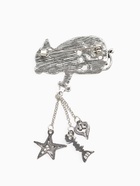 Брошь «Кот» сказочный, цветная в серебре - Фото 3