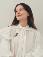 Брошь «Ящерица» изогнутая, цветная в чернёном золоте - Фото 2