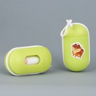 Контейнер с пакетами для уборки за собакой «Чистюля», цвет зелёный - Фото 4