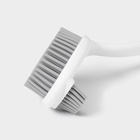 Щётка для посуды Доляна Meli, бамбуковая ручка, двухсторонняя, ворс TPR=1.8 см, 5×26.5 см - Фото 6