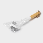 Щётка для посуды Доляна Meli, бамбуковая ручка, двухсторонняя, ворс TPR=1.8 см, 5×26.5 см - Фото 8