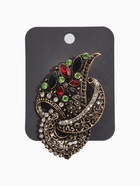 Брошь «1000 и 1 ночь» водоворот, цветная в чернёном золоте - фото 59998687