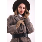 Перчатки женские, безразмерные, цвет бежевый - Фото 2