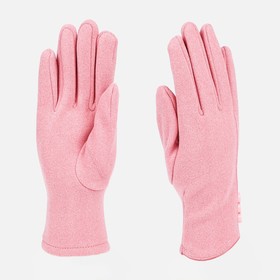 Перчатки женские, безразмерные, цвет розовый