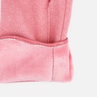 Перчатки женские, безразмерные, цвет розовый - Фото 3