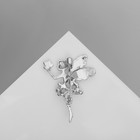 Брошь «Дюймовочка», цвет радужный в серебре - Фото 2