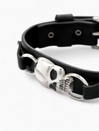 Браслет унисекс «Ремень» череп, цвет чёрный с серебром, 26 см - Фото 3