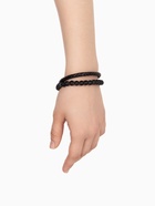 Браслет унисекс «Мощь» шарики, цвет чёрный с чёрным металлом, 21.5 см - Фото 10