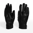 Перчатки мужские, безразмерные, без утеплителя, цвет чёрный - фото 9841732