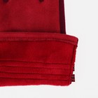 Перчатки женские, безразмерные, без утеплителя, цвет бордовый - Фото 3