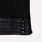 Перчатки женские, безразмерные, без утеплителя, цвет чёрный - Фото 2