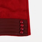 Перчатки женские, безразмерные, без утеплителя, цвет красный - Фото 2