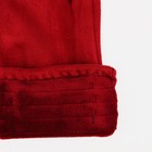 Перчатки женские, безразмерные, без утеплителя, цвет красный - Фото 3