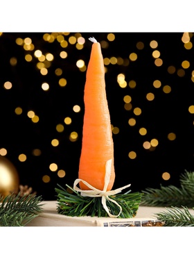 Свеча декоративная «Морковка», 5.5×16.5 см