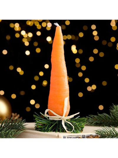 Свеча декоративная «Морковка», 5.5×16.5 см