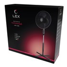 Вентилятор Lex LXFC8311, напольный, 45 Вт, 3 режима, чёрный - фото 51444951 Вентилятор Lex LXFC8311, напольный, 45 Вт, 3 режима, чёрный - фото 51444951