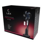 Вентилятор Lex LXFC8350, напольный, 90 Вт, 3 режима, пульт ДУ, таймер, чёрный - фото 51502064 Вентилятор Lex LXFC8350, напольный, 90 Вт, 3 режима, пульт ДУ, таймер, чёрный - фото 51502064