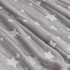 Плед светящийся в темноте Этель «Звездное небо» 200×220 см, корал-флис - Фото 3