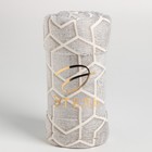 Плед светящийся в темноте Этель «Геометрия» 180×200 см, корал-флис - Фото 8