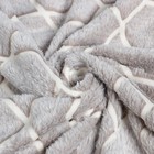 Плед светящийся в темноте Этель «Геометрия» 200×220 см, корал-флис - Фото 5