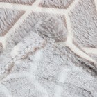 Плед светящийся в темноте Этель «Геометрия» 200×220 см, корал-флис - Фото 7