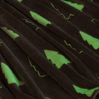 Плед светящийся в темноте «Этель. Елочки», 180×200 см, корал-флис - Фото 12