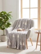 Плед светящийся в темноте «Этель. Елочки», 180×200 см, корал-флис - Фото 18