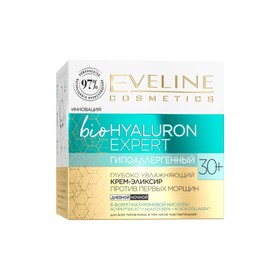 Крем-эликсир для лица Eveline bioHyaluron Expert 30+, Глубоко увлажняющий, 50 мл