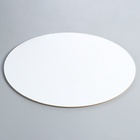 Подложка для торта усиленная, 28 см, золото-жемчуг, 3.2 мм, набор 3 шт. 9105715