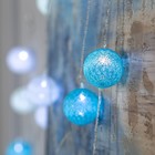 УЦЕНКА Гирлянда «Нить» 5 м с насадками «Клубки пастельные», IP20, прозрачная нить, 20 LED, свечение белое, 220 В - Фото 3