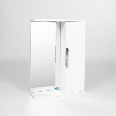 Зеркало - шкаф для ванной комнаты VIANT «Лима 50», 2 полки, 160×500×700 мм, цвет белый