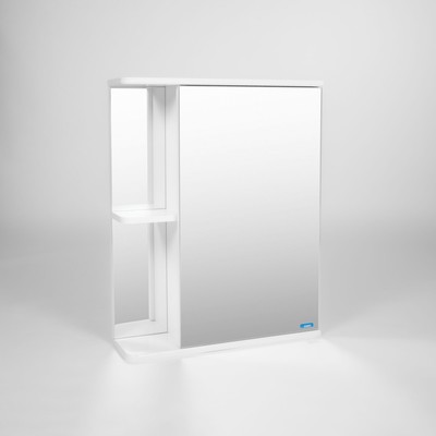 Зеркало - шкаф для ванной комнаты VIANT «Париж 55», правый, 4 полки, 160×550×700 мм, цвет белый