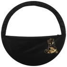 Чехол для обруча с карманом Grace Dance «Единорог», d=60 см, цвет чёрный - фото 21670118