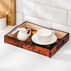 Поднос Доляна с рисунком, 29×22 см - фото 25388334