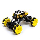 Машинка радиоуправляемая DRIFT, монстр трак, дрифт, 4WD, аккумулятор, цвет жёлтый - фото 25554022