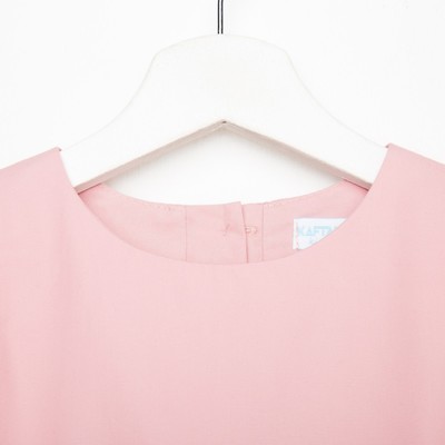 Платье с карманами для девочки KAFTAN: Summer cotton, цвет пудровый, рост 110-116 см