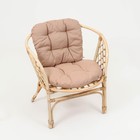 Набор садовой мебели "Индо" 3 предмета: 2 кресла, 1 стол, бежевый - Фото 2