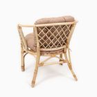 Набор садовой мебели "Bagama": 2 кресла, 1 диван, 1 стол, ротанг светлый, подушки бежевые - Фото 7