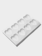 Форма для муссовых десертов и выпечки KONFINETTA «Сердце», силикон, 29×17×2 см, 8 ячеек, белая - Фото 3