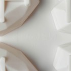 Форма для муссовых десертов и выпечки KONFINETTA «Сердце», силикон, 29×17×2 см, 8 ячеек, цвет белый - Фото 6